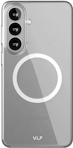 Чехол защитный "vlp" Puro Case с MagSafe для Samsung Galaxy S26, прозрачный