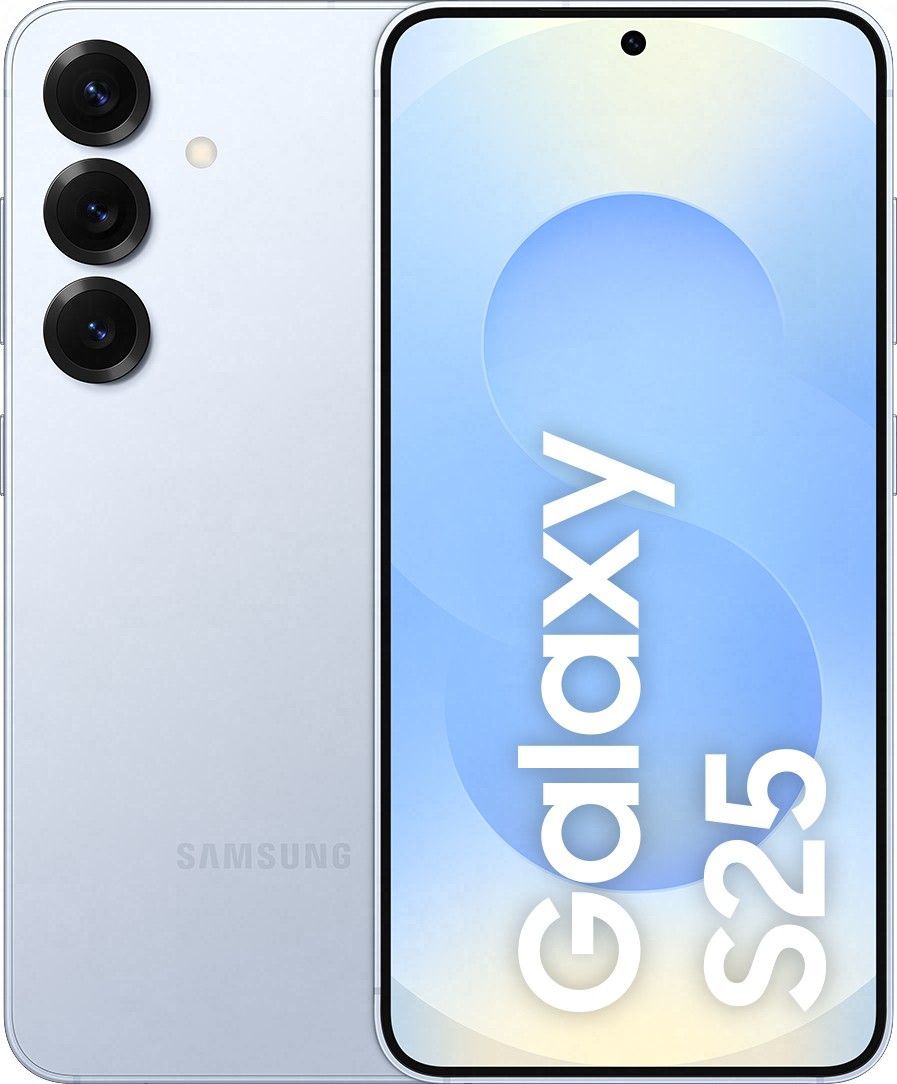 Смартфон Samsung Galaxy S25 12/128 ГБ, голубой (Icyblue)